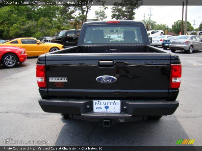 Black / Medium Dark Flint 2010 Ford Ranger XLT SuperCab