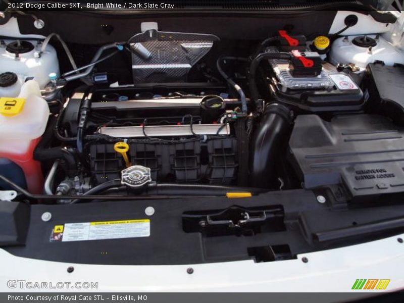 Bright White / Dark Slate Gray 2012 Dodge Caliber SXT