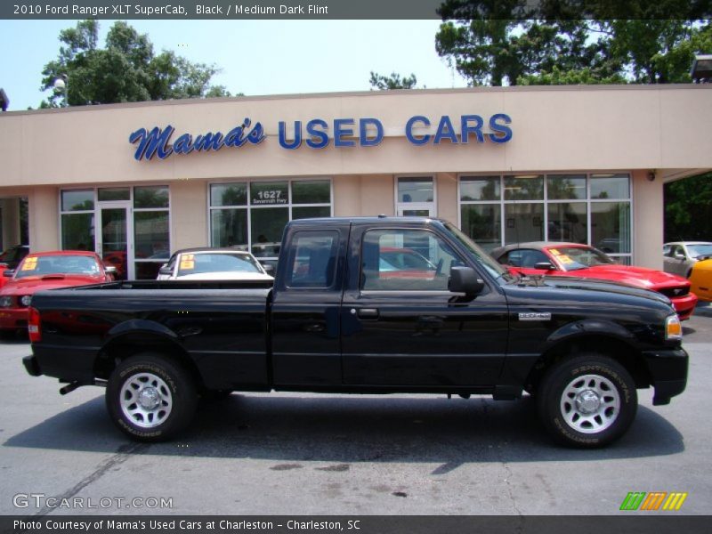 Black / Medium Dark Flint 2010 Ford Ranger XLT SuperCab