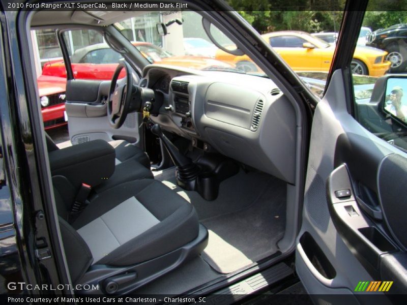 Black / Medium Dark Flint 2010 Ford Ranger XLT SuperCab