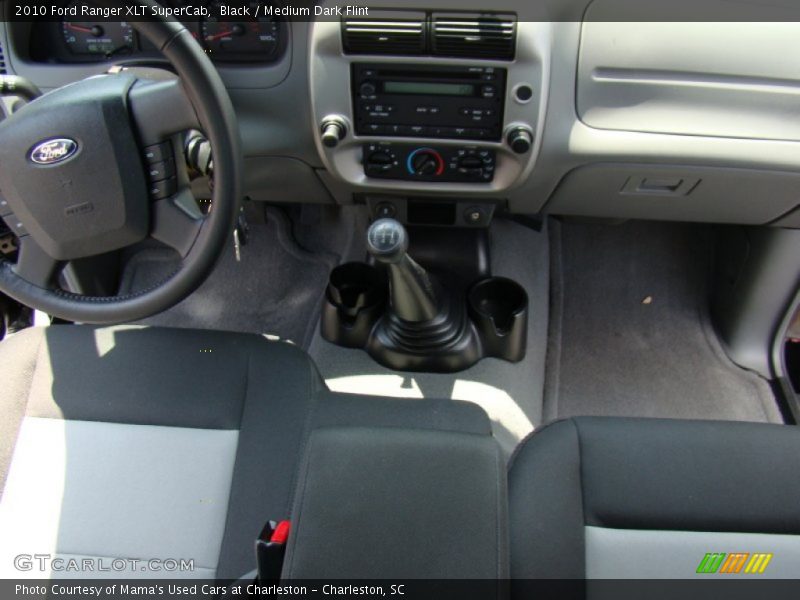 Black / Medium Dark Flint 2010 Ford Ranger XLT SuperCab