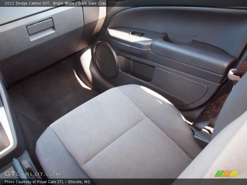 Bright White / Dark Slate Gray 2012 Dodge Caliber SXT