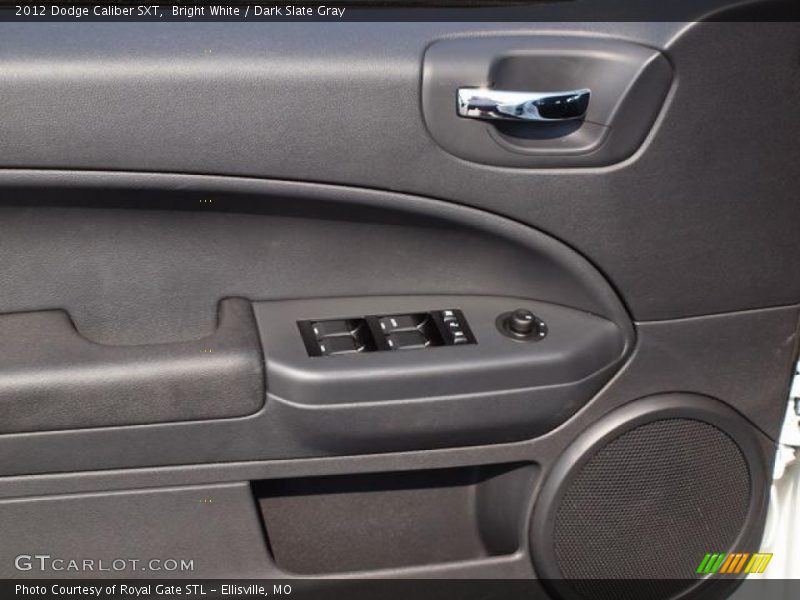 Bright White / Dark Slate Gray 2012 Dodge Caliber SXT