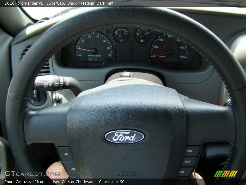 Black / Medium Dark Flint 2010 Ford Ranger XLT SuperCab