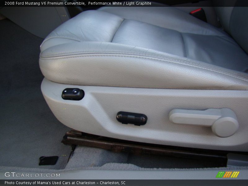 Performance White / Light Graphite 2008 Ford Mustang V6 Premium Convertible
