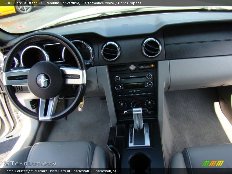 Performance White / Light Graphite 2008 Ford Mustang V6 Premium Convertible