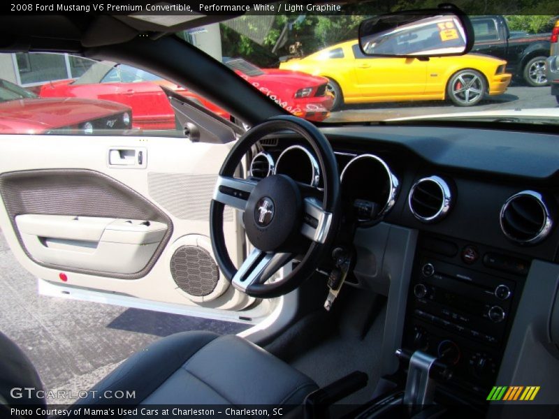 Performance White / Light Graphite 2008 Ford Mustang V6 Premium Convertible