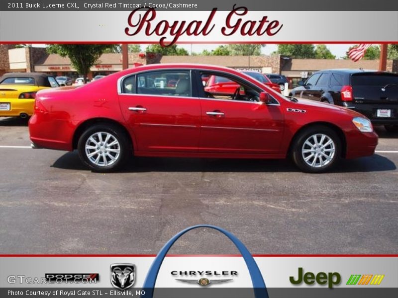 Crystal Red Tintcoat / Cocoa/Cashmere 2011 Buick Lucerne CXL