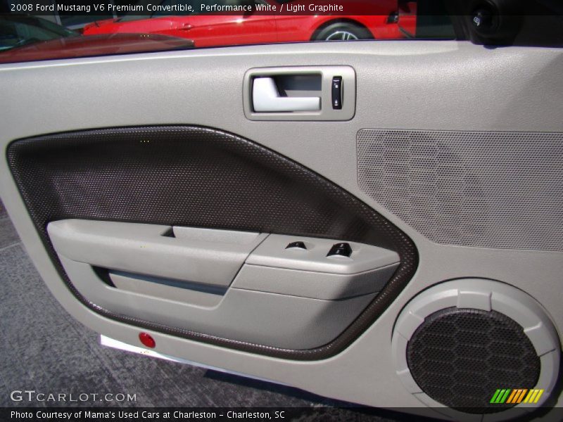 Performance White / Light Graphite 2008 Ford Mustang V6 Premium Convertible