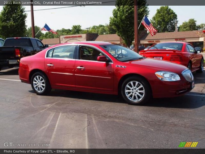 Crystal Red Tintcoat / Cocoa/Cashmere 2011 Buick Lucerne CXL