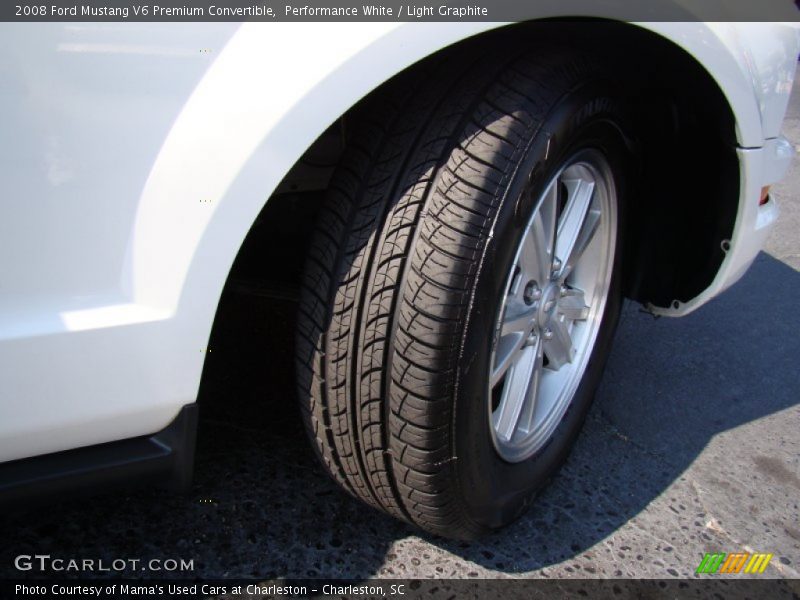 Performance White / Light Graphite 2008 Ford Mustang V6 Premium Convertible