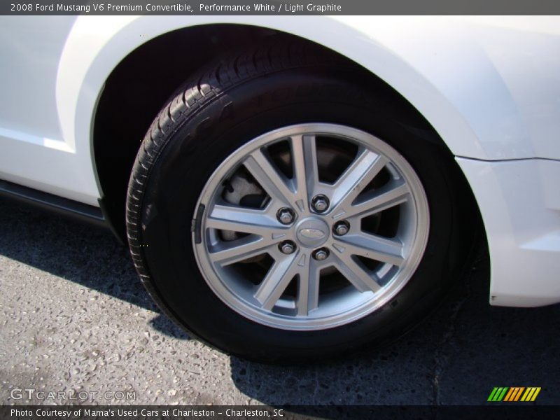 Performance White / Light Graphite 2008 Ford Mustang V6 Premium Convertible