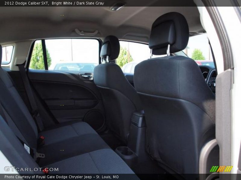 Bright White / Dark Slate Gray 2012 Dodge Caliber SXT
