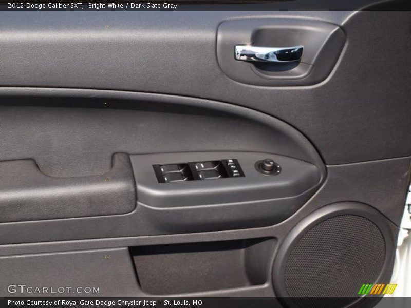 Bright White / Dark Slate Gray 2012 Dodge Caliber SXT