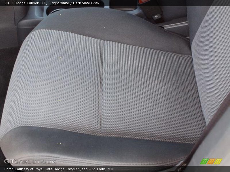 Bright White / Dark Slate Gray 2012 Dodge Caliber SXT