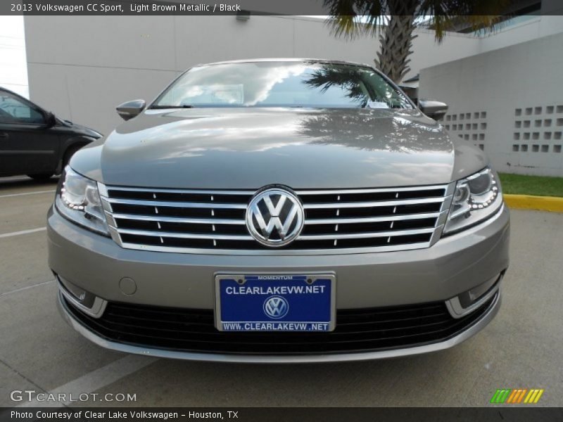 Light Brown Metallic / Black 2013 Volkswagen CC Sport