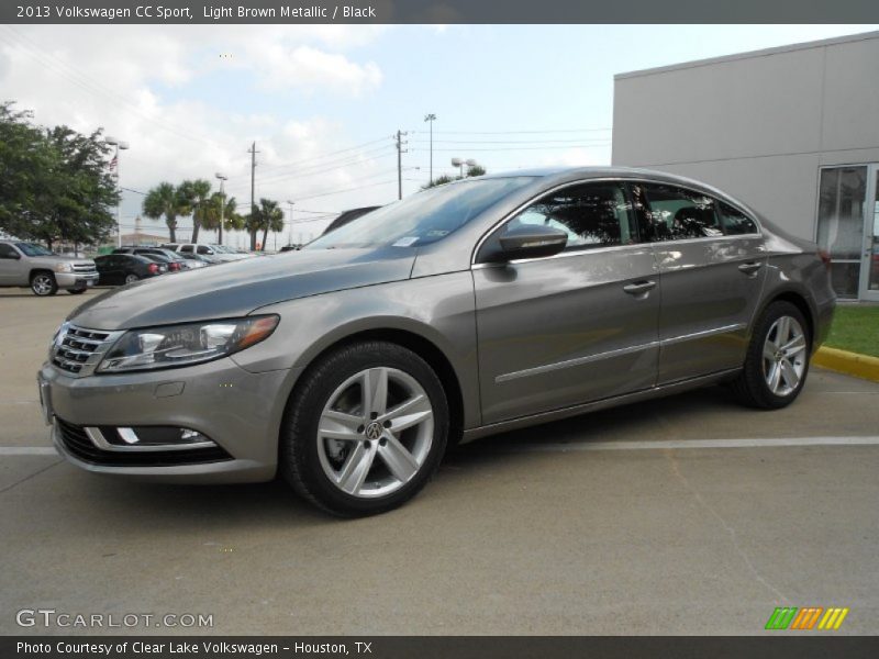 Light Brown Metallic / Black 2013 Volkswagen CC Sport