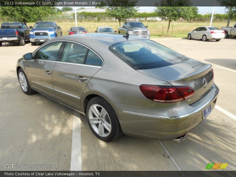 Light Brown Metallic / Black 2013 Volkswagen CC Sport