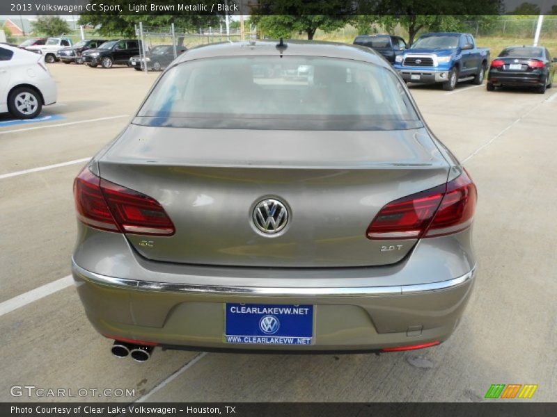 Light Brown Metallic / Black 2013 Volkswagen CC Sport