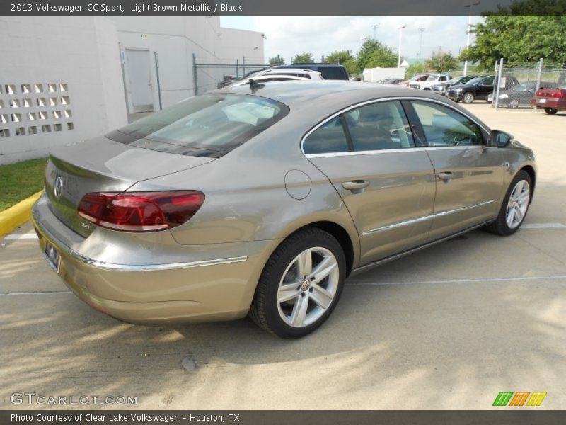 Light Brown Metallic / Black 2013 Volkswagen CC Sport