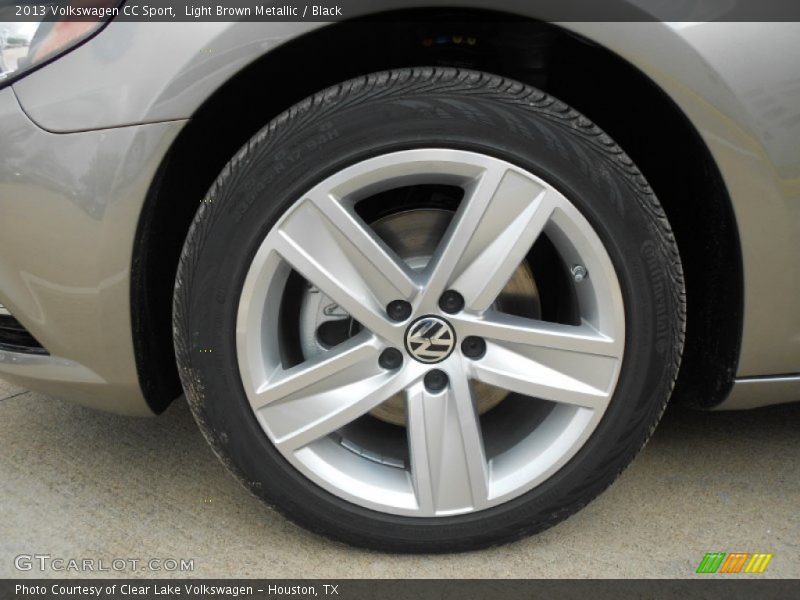 Light Brown Metallic / Black 2013 Volkswagen CC Sport