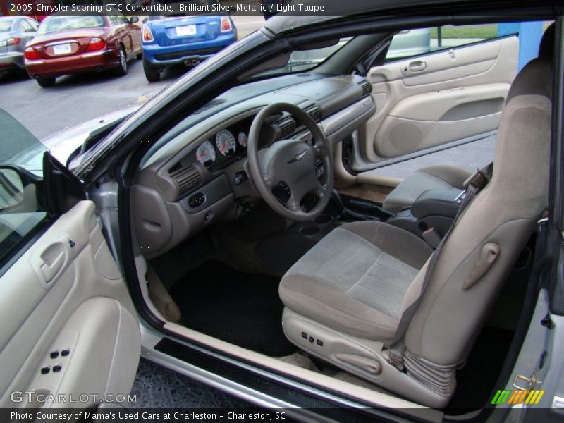 Brilliant Silver Metallic / Light Taupe 2005 Chrysler Sebring GTC Convertible