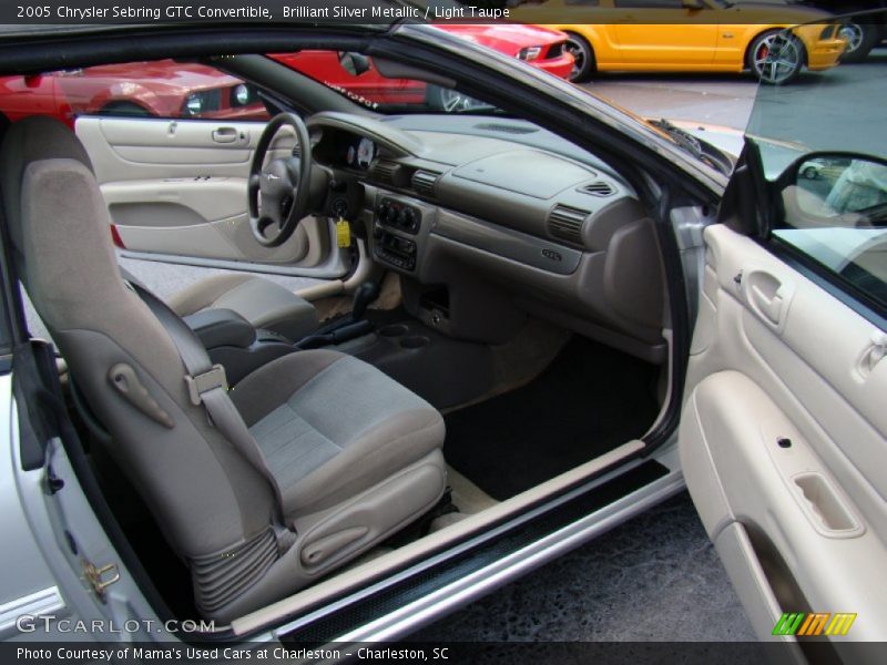 Brilliant Silver Metallic / Light Taupe 2005 Chrysler Sebring GTC Convertible