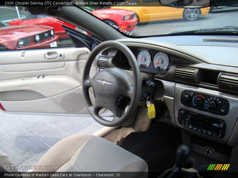 Brilliant Silver Metallic / Light Taupe 2005 Chrysler Sebring GTC Convertible