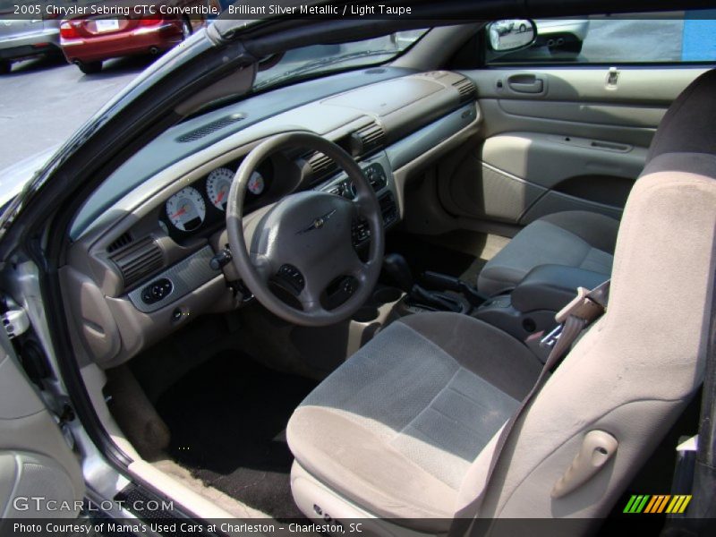 Brilliant Silver Metallic / Light Taupe 2005 Chrysler Sebring GTC Convertible