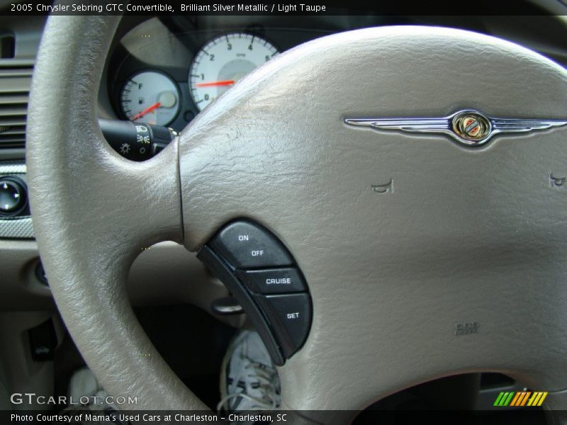 Brilliant Silver Metallic / Light Taupe 2005 Chrysler Sebring GTC Convertible