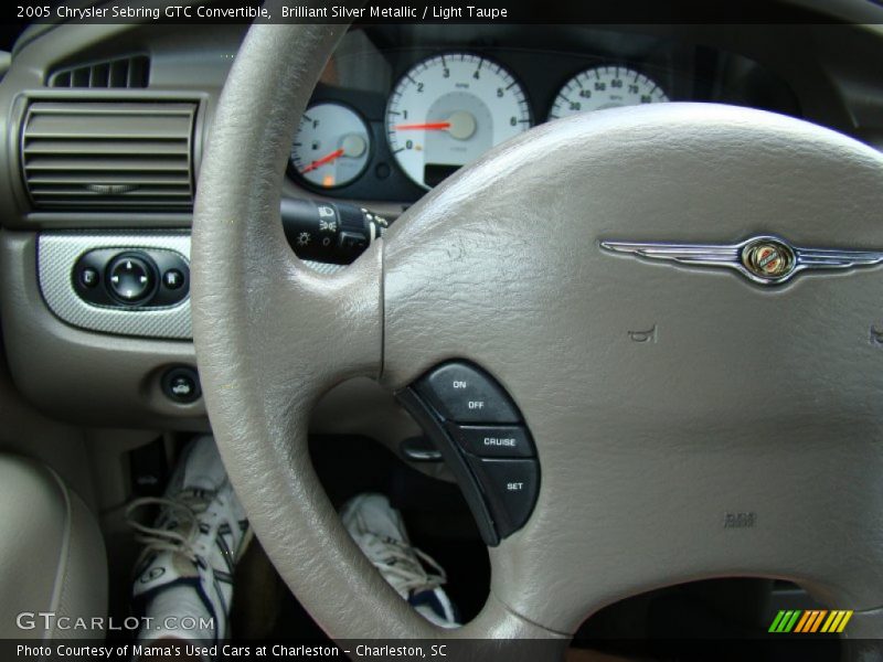 Brilliant Silver Metallic / Light Taupe 2005 Chrysler Sebring GTC Convertible