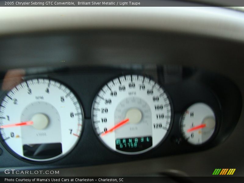 Brilliant Silver Metallic / Light Taupe 2005 Chrysler Sebring GTC Convertible