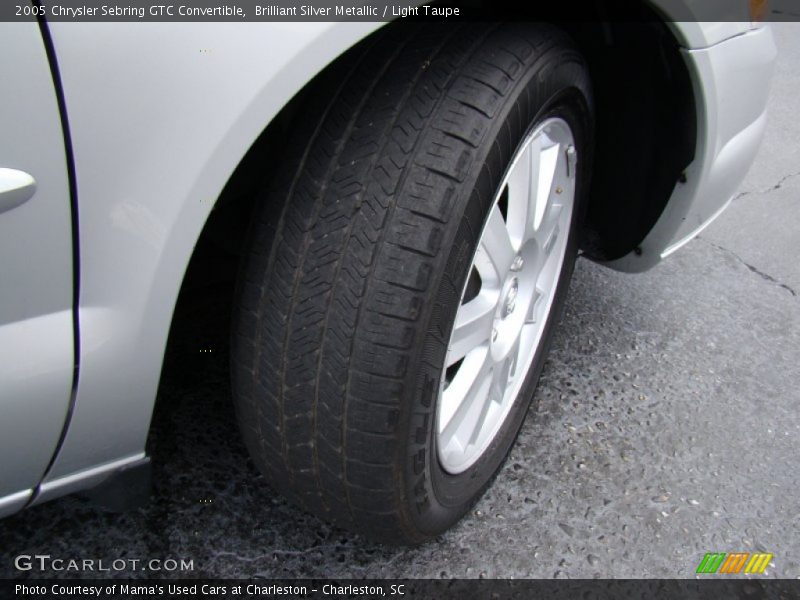 Brilliant Silver Metallic / Light Taupe 2005 Chrysler Sebring GTC Convertible