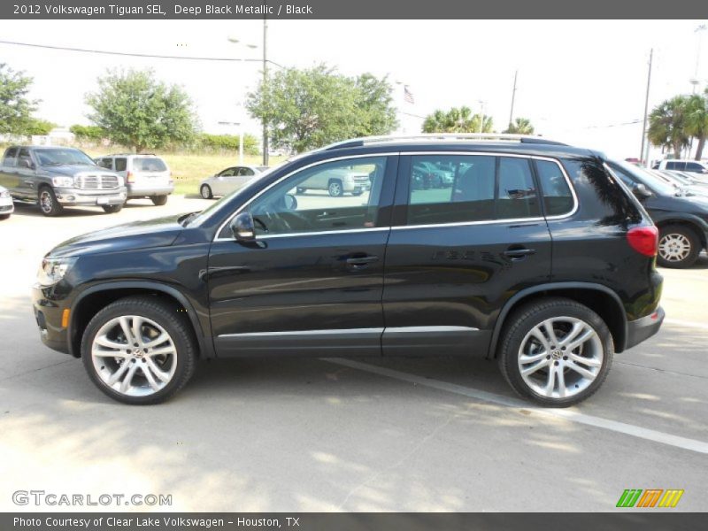  2012 Tiguan SEL Deep Black Metallic