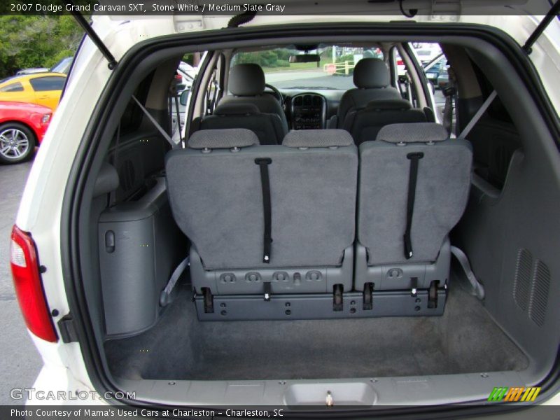 Stone White / Medium Slate Gray 2007 Dodge Grand Caravan SXT