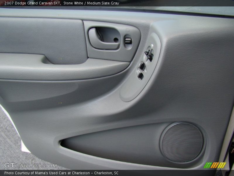 Stone White / Medium Slate Gray 2007 Dodge Grand Caravan SXT