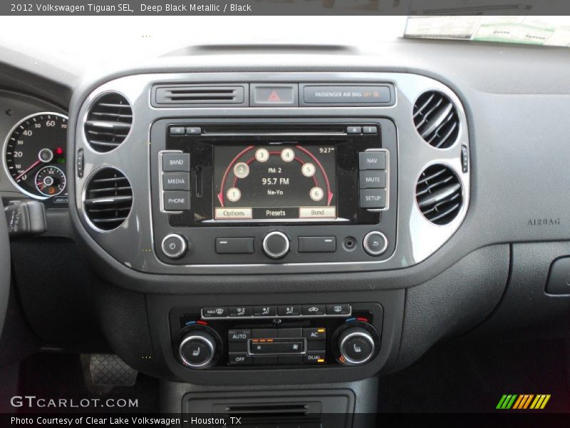 Controls of 2012 Tiguan SEL