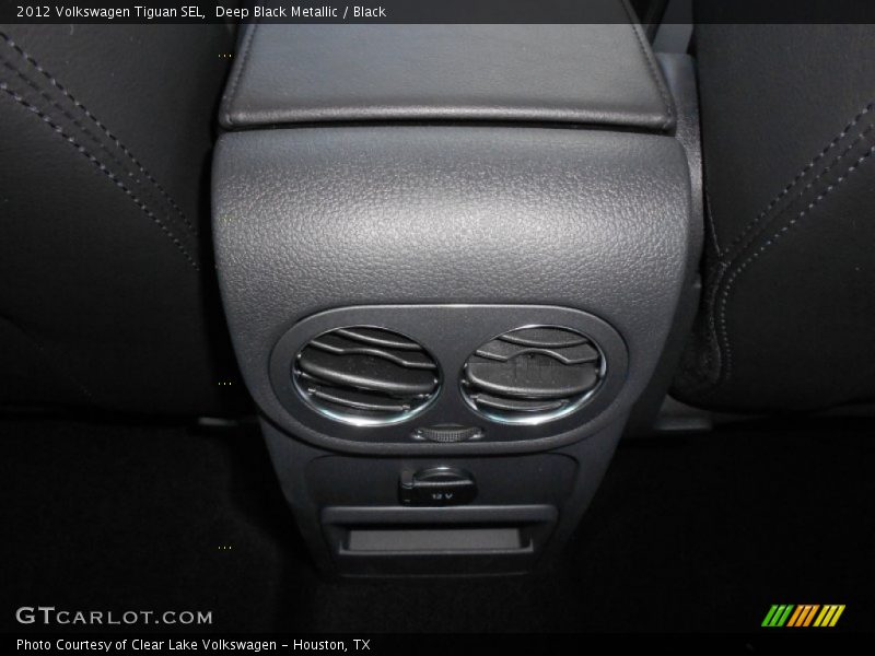 Deep Black Metallic / Black 2012 Volkswagen Tiguan SEL