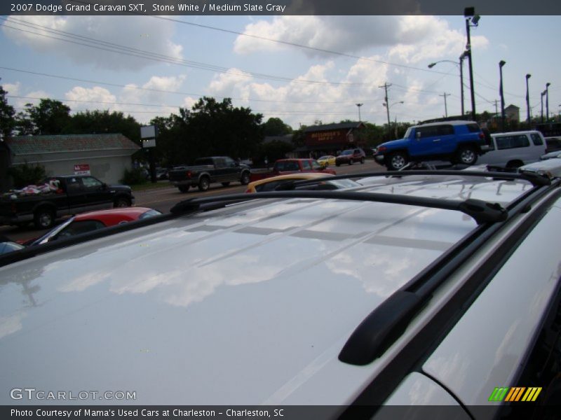 Stone White / Medium Slate Gray 2007 Dodge Grand Caravan SXT