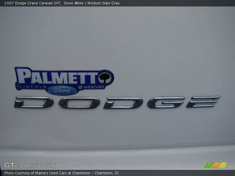 Stone White / Medium Slate Gray 2007 Dodge Grand Caravan SXT