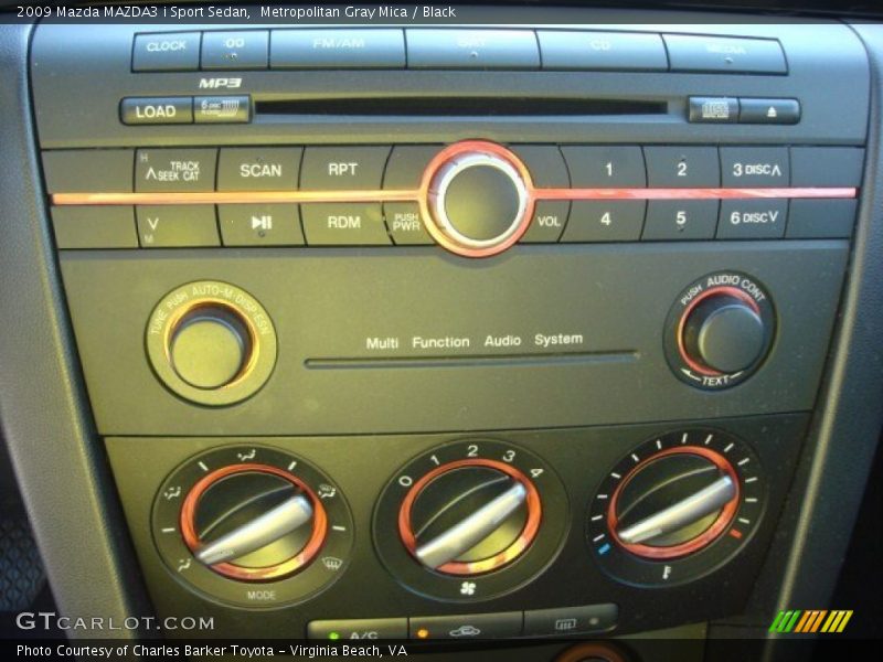 Controls of 2009 MAZDA3 i Sport Sedan