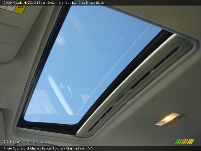 Sunroof of 2009 MAZDA3 i Sport Sedan