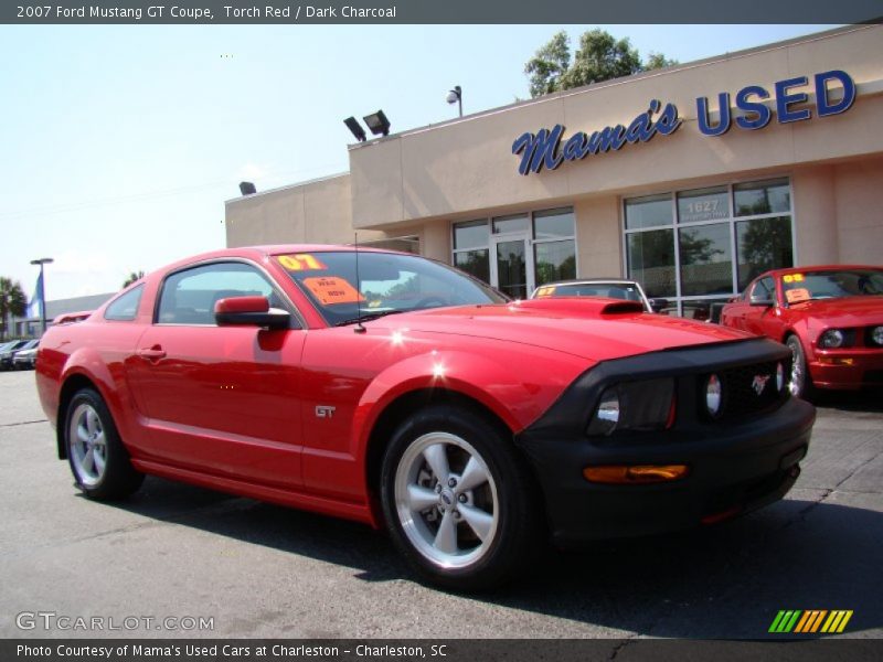 Torch Red / Dark Charcoal 2007 Ford Mustang GT Coupe