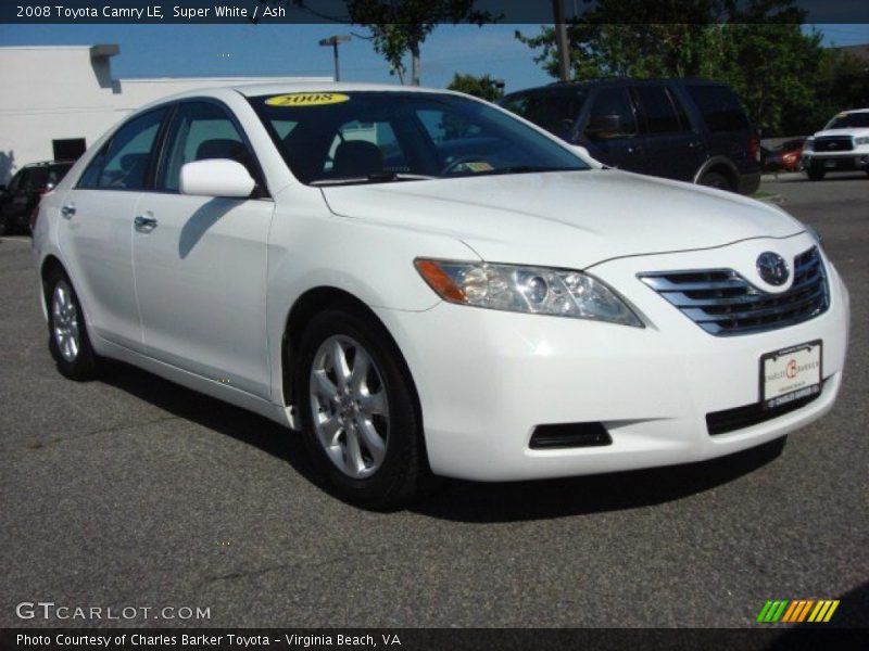 Super White / Ash 2008 Toyota Camry LE