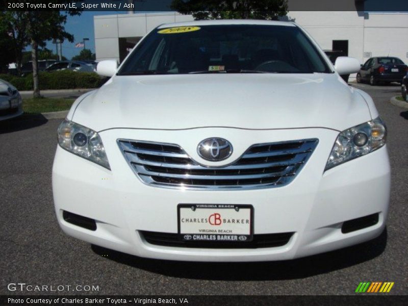 Super White / Ash 2008 Toyota Camry LE