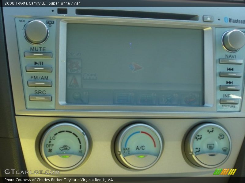 Super White / Ash 2008 Toyota Camry LE