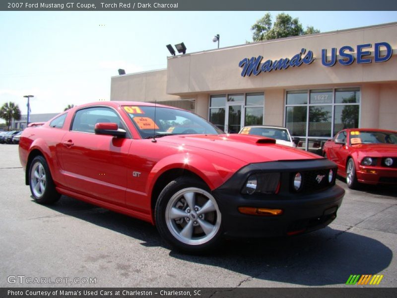 Torch Red / Dark Charcoal 2007 Ford Mustang GT Coupe