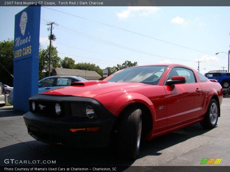 Torch Red / Dark Charcoal 2007 Ford Mustang GT Coupe