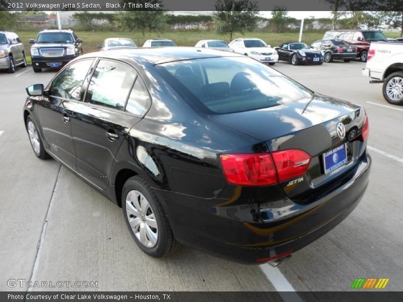 Black / Titan Black 2012 Volkswagen Jetta S Sedan