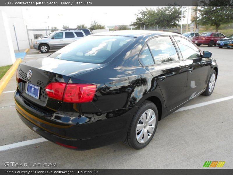 Black / Titan Black 2012 Volkswagen Jetta S Sedan